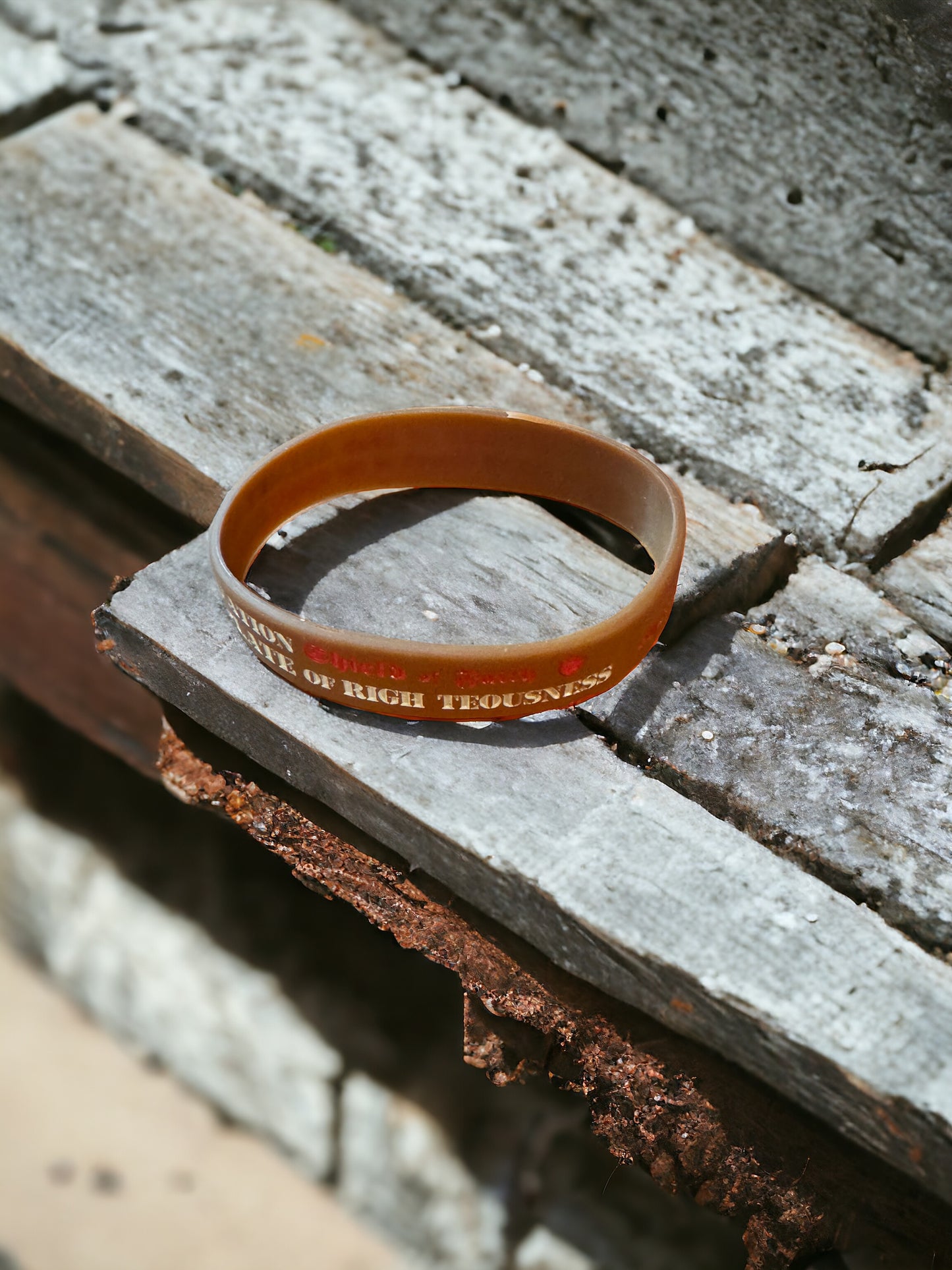 The Armor of God Silicone Wristband Bracelets Ephesians 6: 10-18