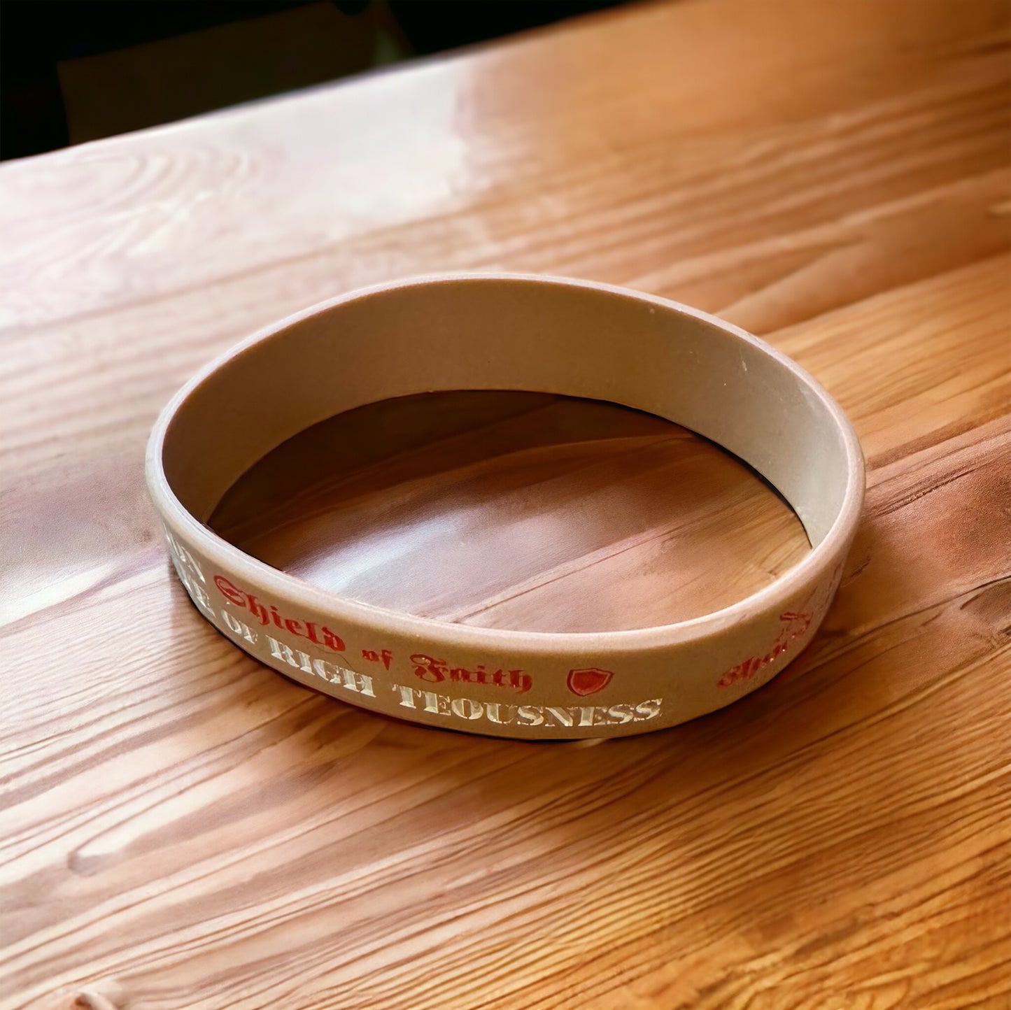 The Armor of God Silicone Wristband Bracelets Ephesians 6: 10-18