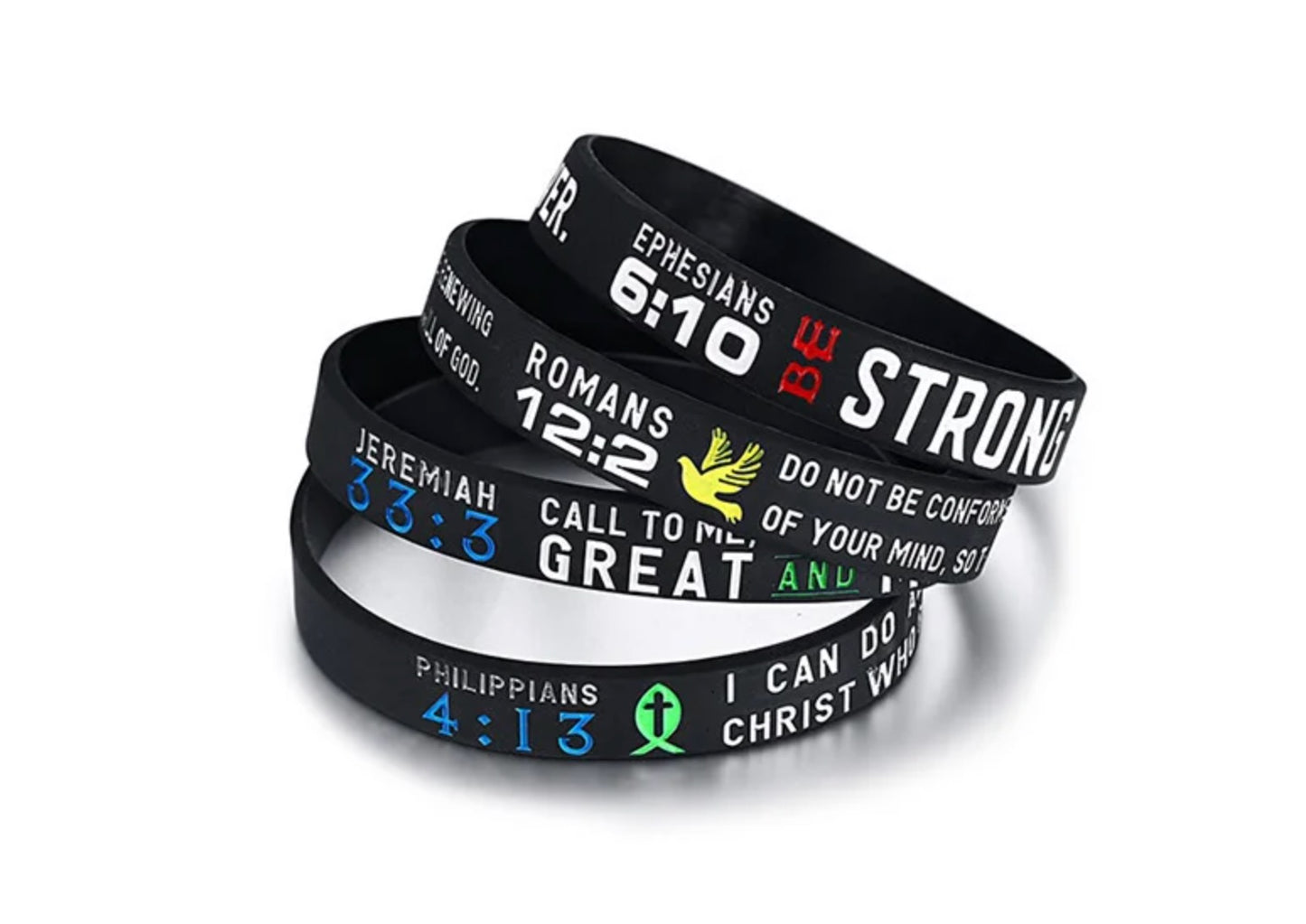 Christian Bible Verse Bracelets