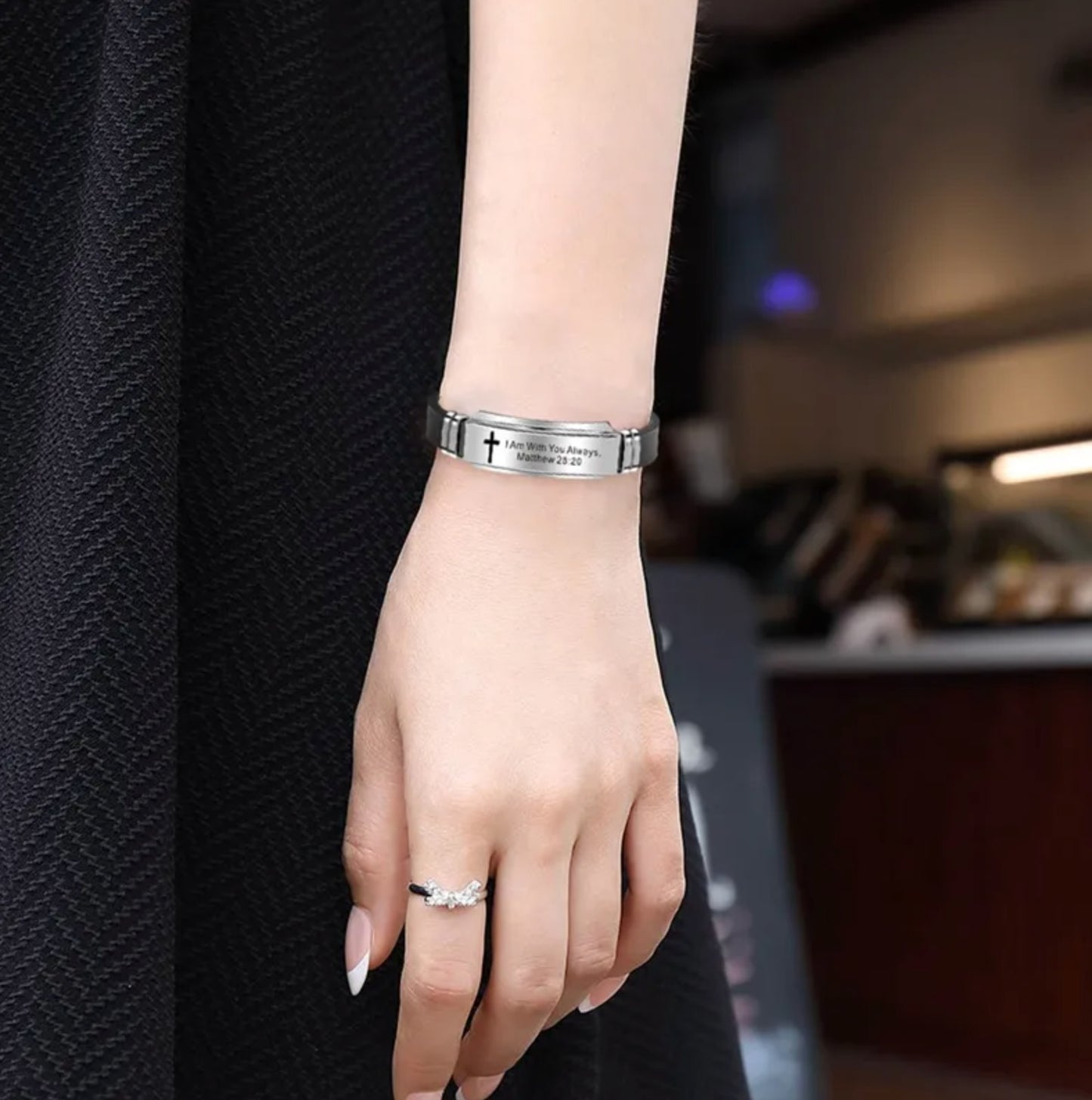 Christian Bible Verse Stainless Steel Bracelets