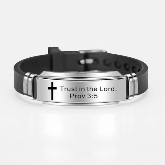 Christian Bible Verse Stainless Steel Bracelets